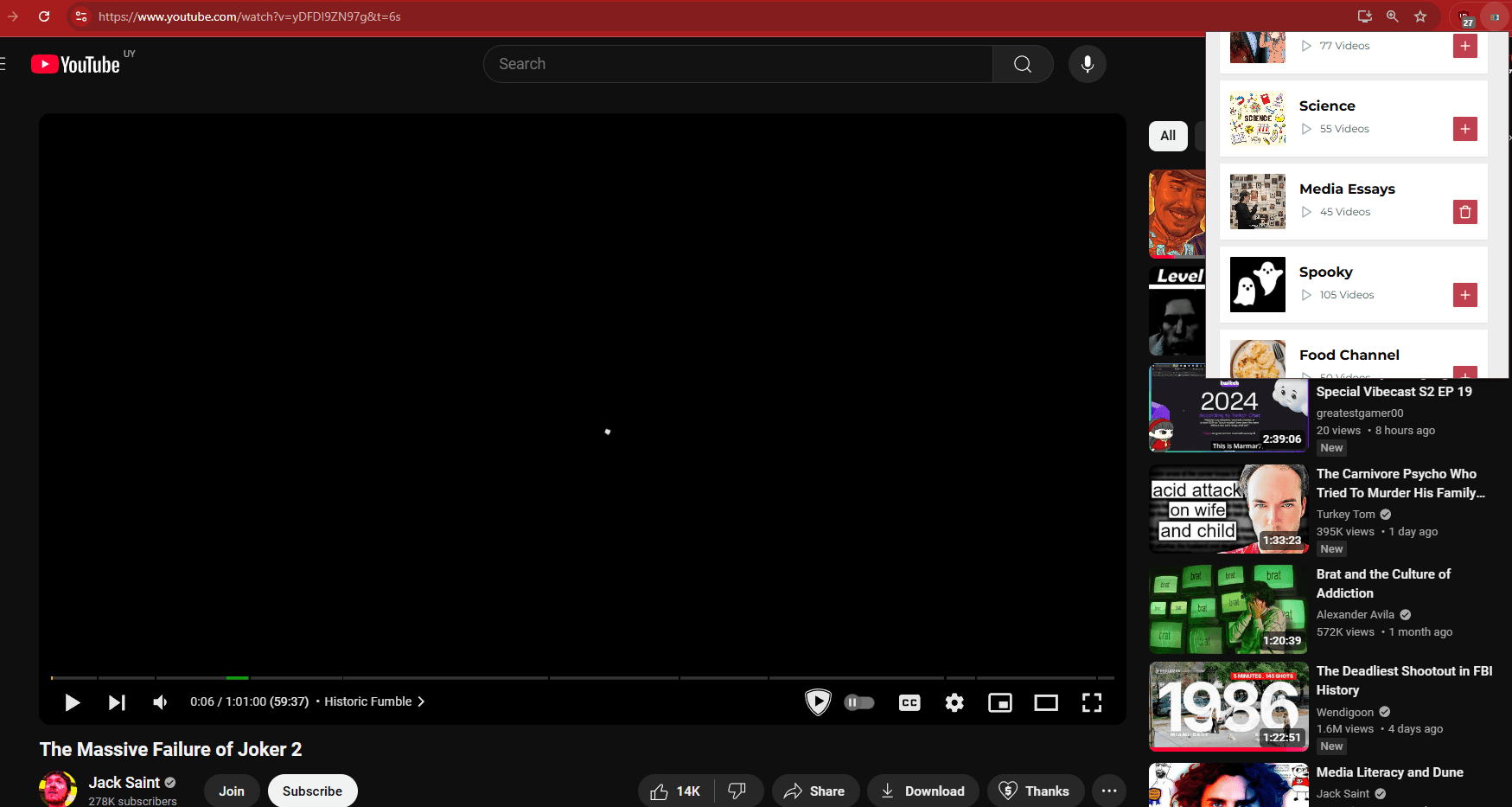 Adding a video to a station with the extension